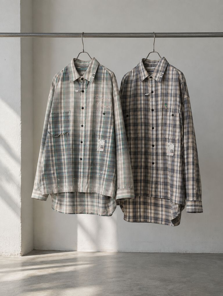 【晩夏から秋に活躍】｜ミハラヤスヒロの新作チェックシャツ２型紹介！
