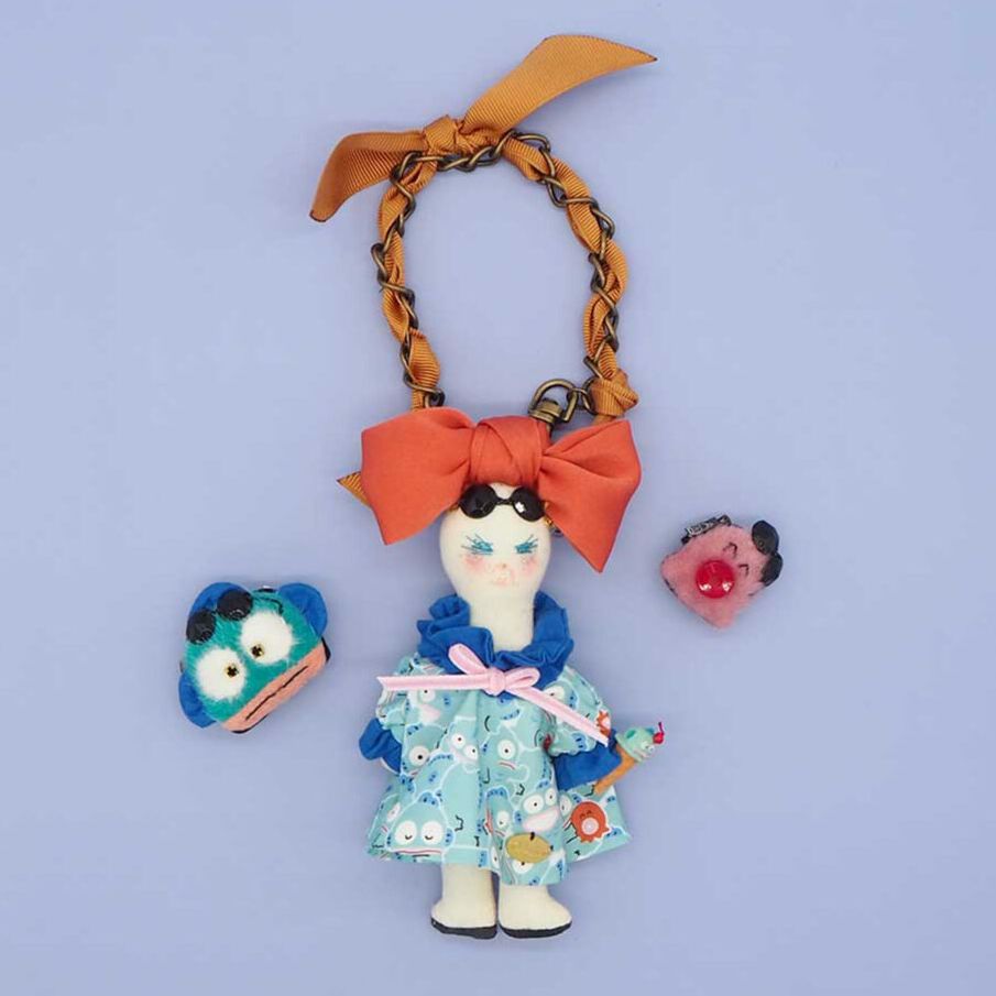 サンリオ コラボ ドールチャーム - HG-TRAVELING-DOLLCHARM