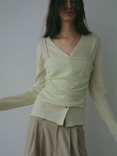 ハイゲージツインニット (YELLOW