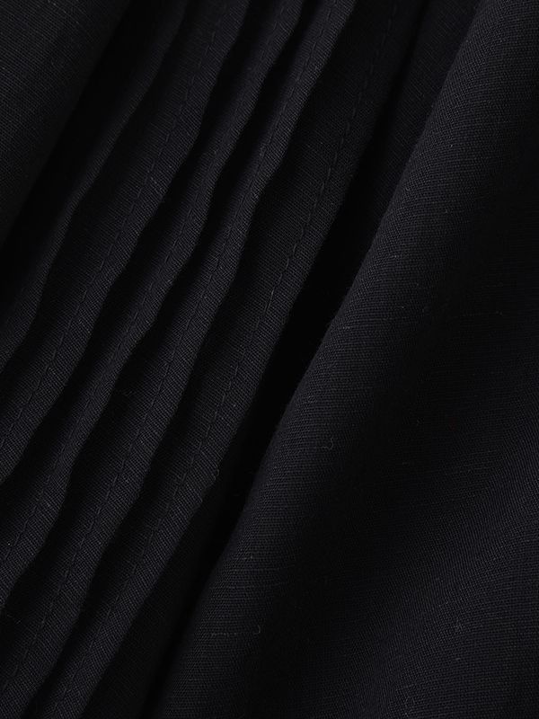 ボリュームスリーブ2wayトップス (BLACK)