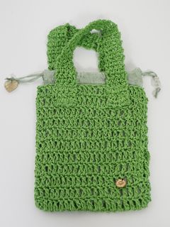 格子 バッグ スモール - 24SBG07 - GREEN