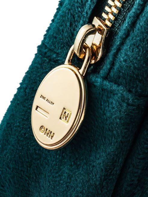 マルチポーチ - VELOUR MULTI POUCH / BLUISH GREEN