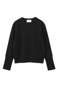 ベーシックコンパクトニット - BASIC COMPACT KNIT - BLACK