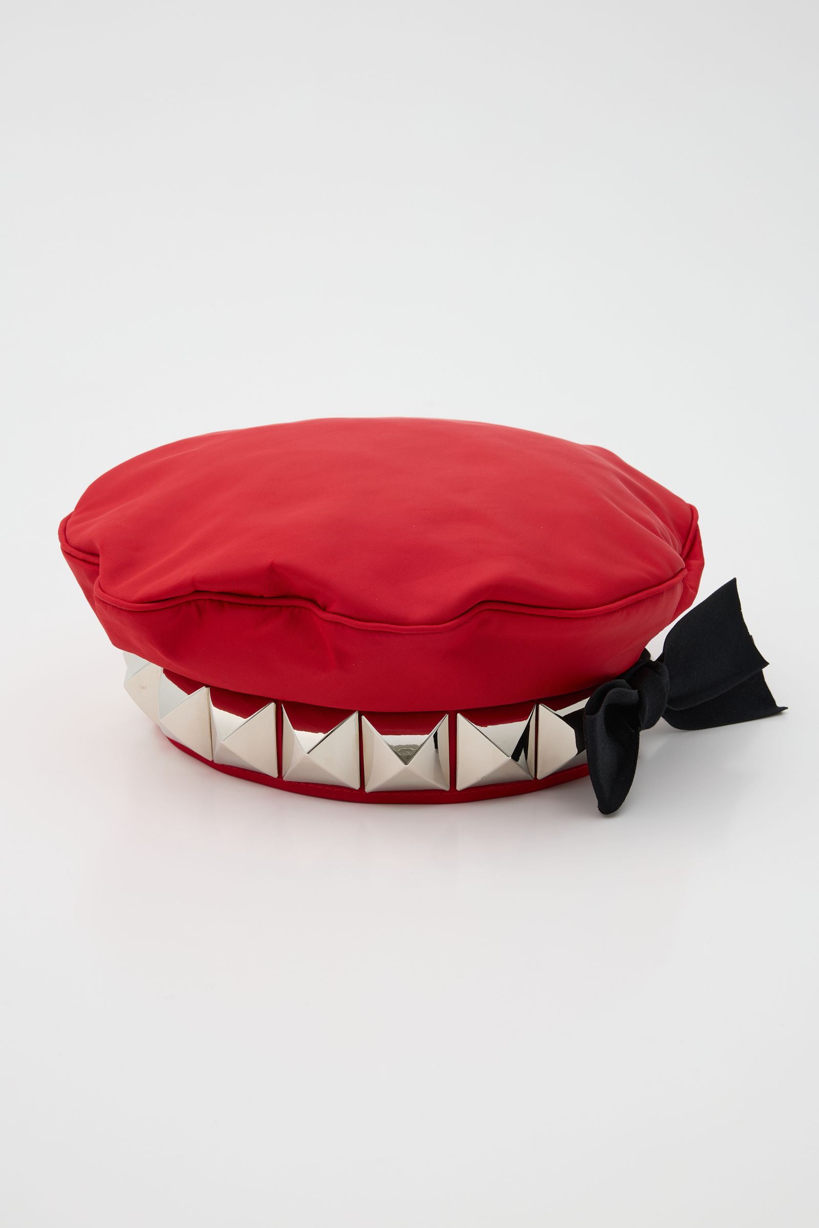 スタッズ付き ベレー帽 |  VQ BERET  (RED)