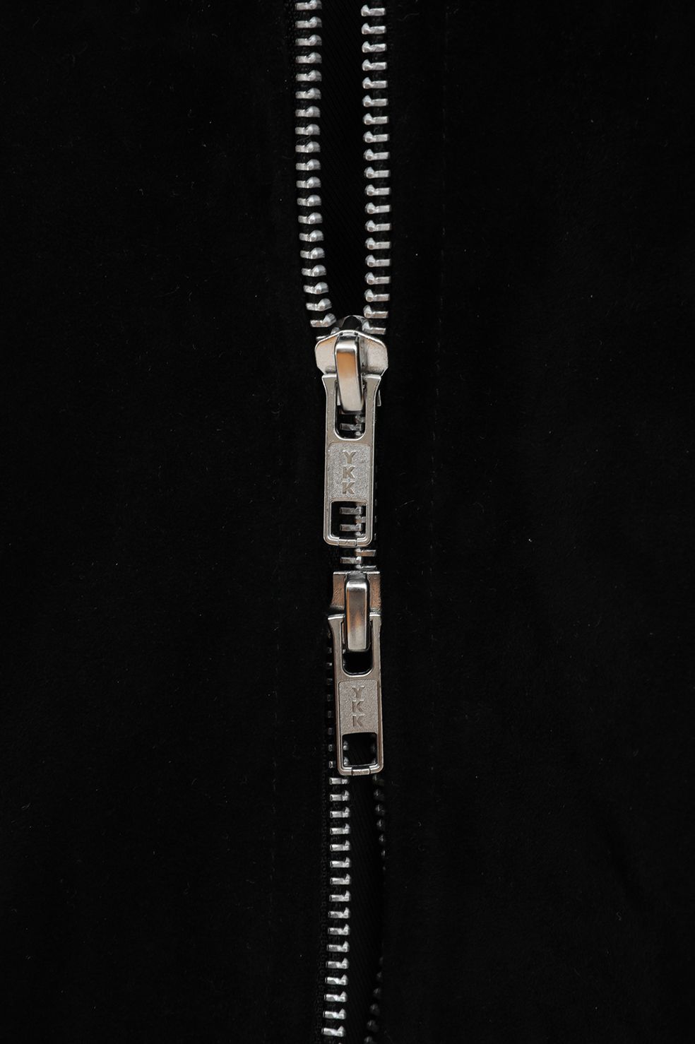 スウェードレザー スタッズブルゾン - SUEDE STUDS BLOUSON - BLACK