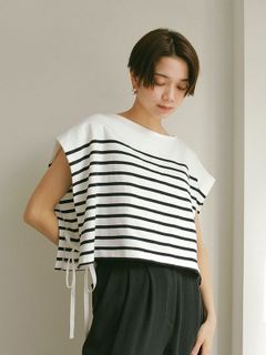 バスクボーダーTee - NAVY