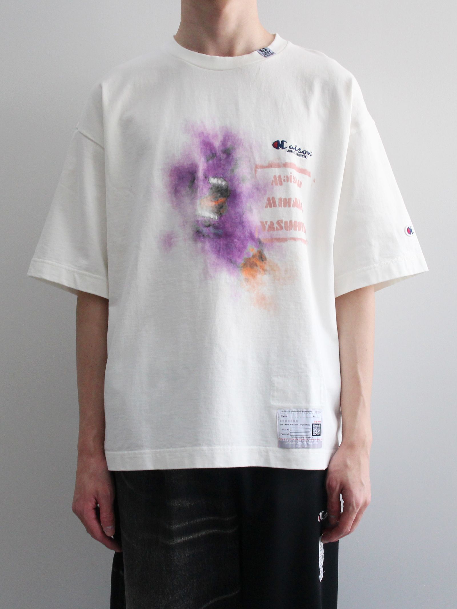 Maison MIHARA YASUHIRO   プリント ティー シャツ   printed tee 3