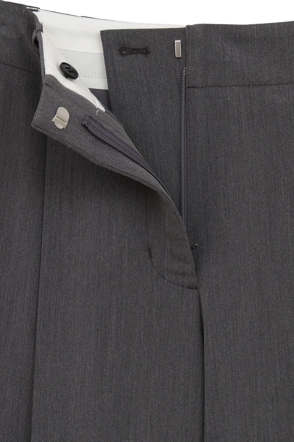 ローウエストタックルーズスラックス -  LOW WAIST TUCKED LOOSE SLACKS(GREY)