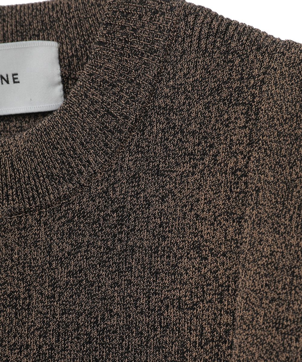 スクエアスリーブニットトップス -  SQUARE SLEEVE KNIT TOPS MIX