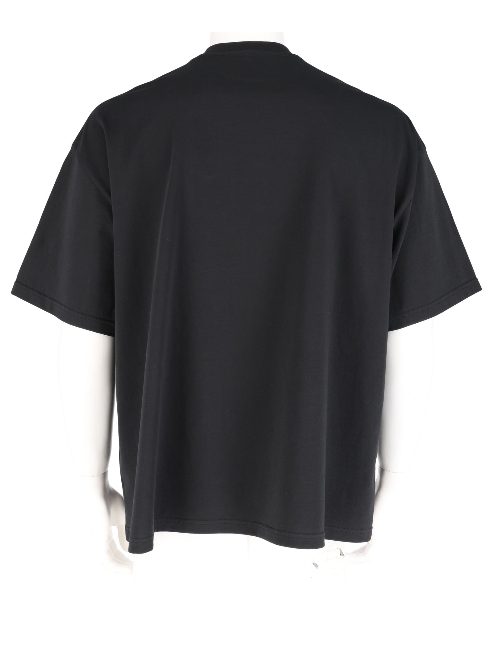 プリントTシャツ  -  BLACK