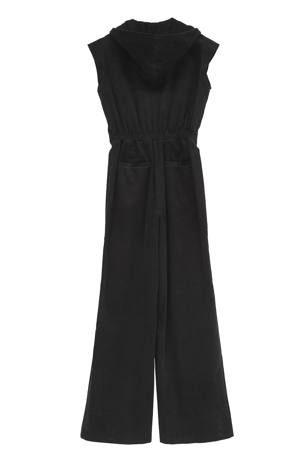 フード オールインワン - CORDUROY HOODED ALL IN ONE (BLACK)