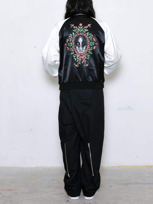 ワイド ボンテージ パンツ - WIDE BONDAGE PANTS DRY TWILL - BLACK