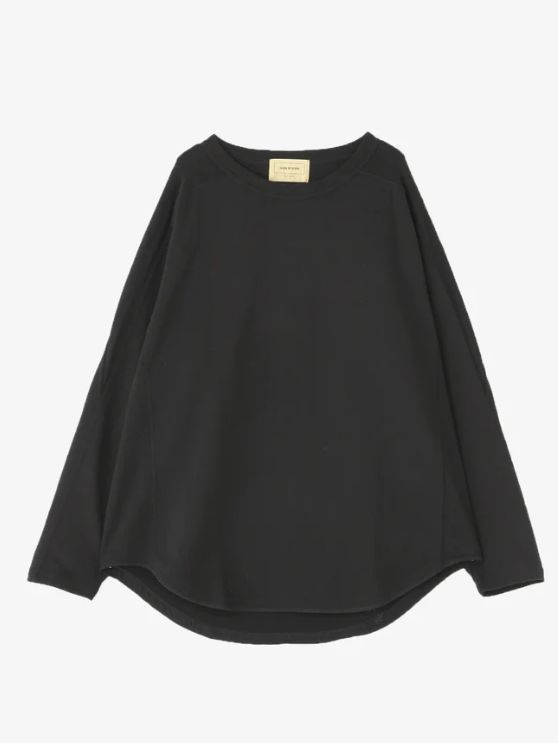 ロングスリーブカットソー - SWITCHING FOOTBALL TEE - BLACK