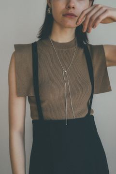 スクエアスリーブニット - SQUARE SLEEVE KNIT BEIGE
