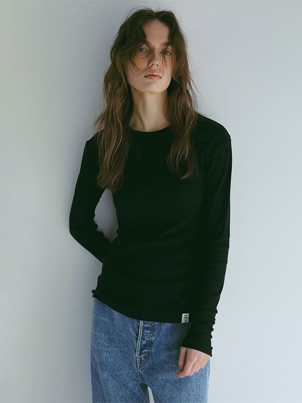 DEPENDREシアーロンTee / カットソー （BLACK）