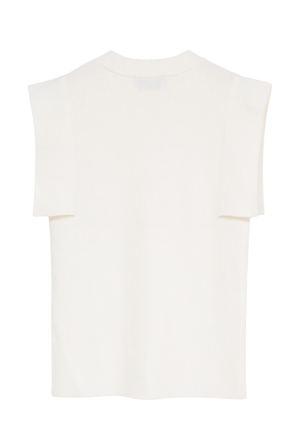 【26SS】 スクエアスリーブニットトップス - SQUARE SLEEVE KNIT TOPS (IVORY)