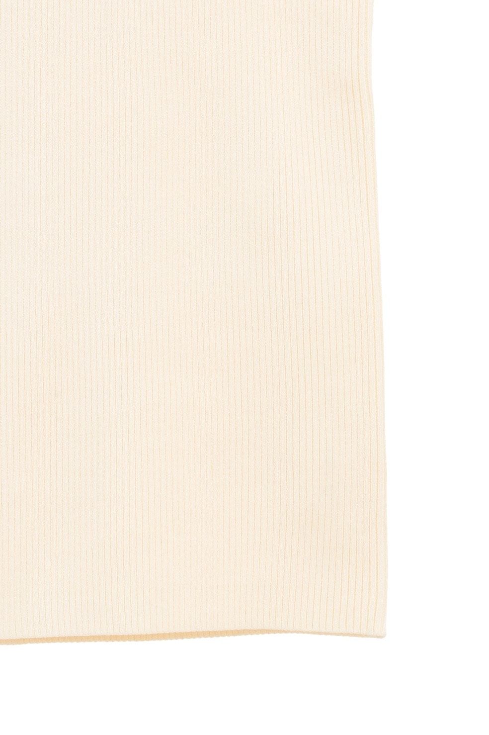 【27AW】 スクエアスリーブニットトップス - SQUARE SLEEVE KNIT TOPS (IVORY)