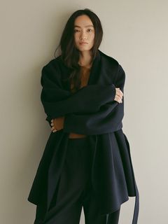 フーディーリバーコート - NAVY
