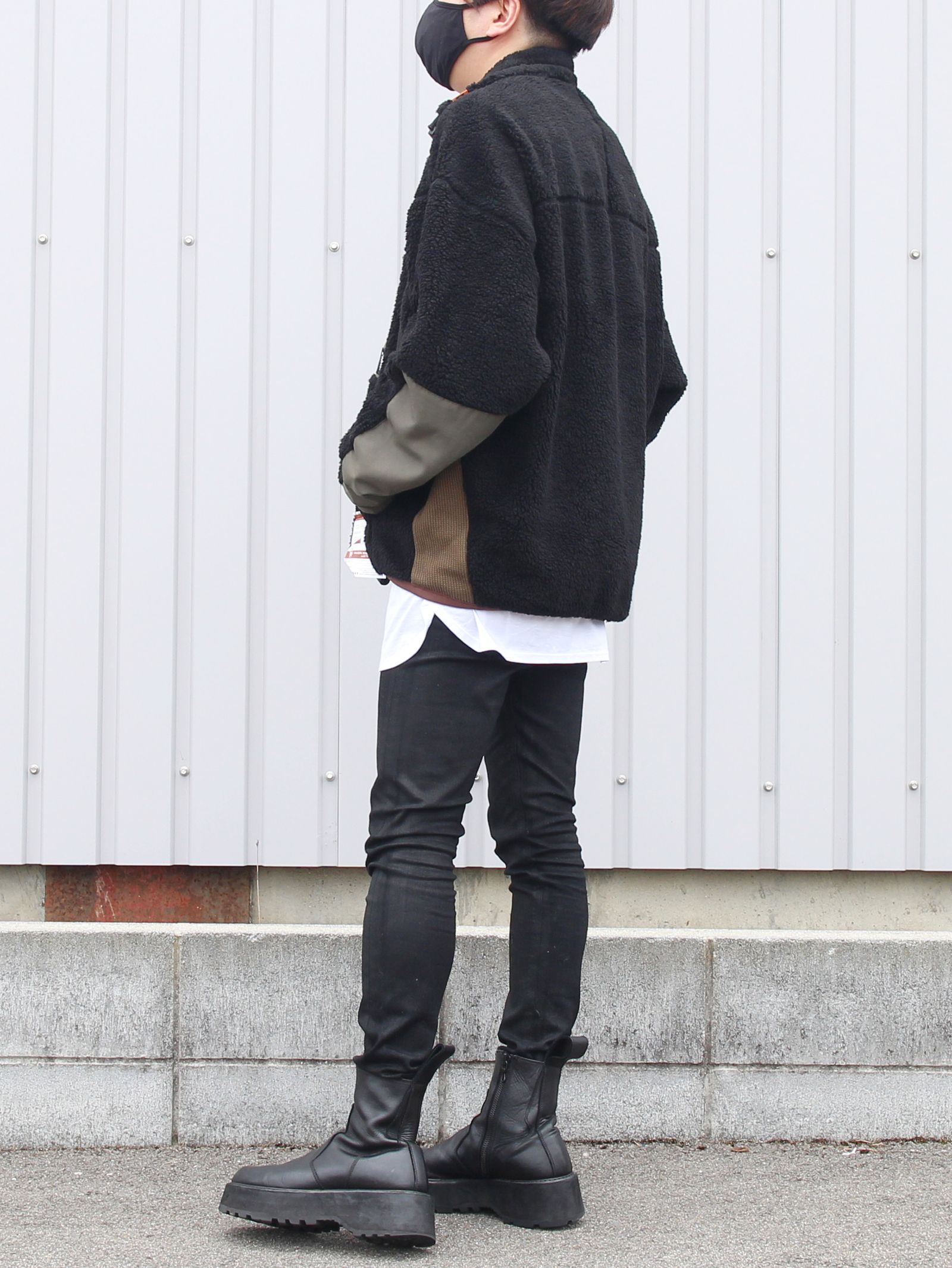 Maison MIHARA YASUHIRO - Wide Back Boa Blouson Black - ボアブルゾン | ADDICT WEB  SHOP