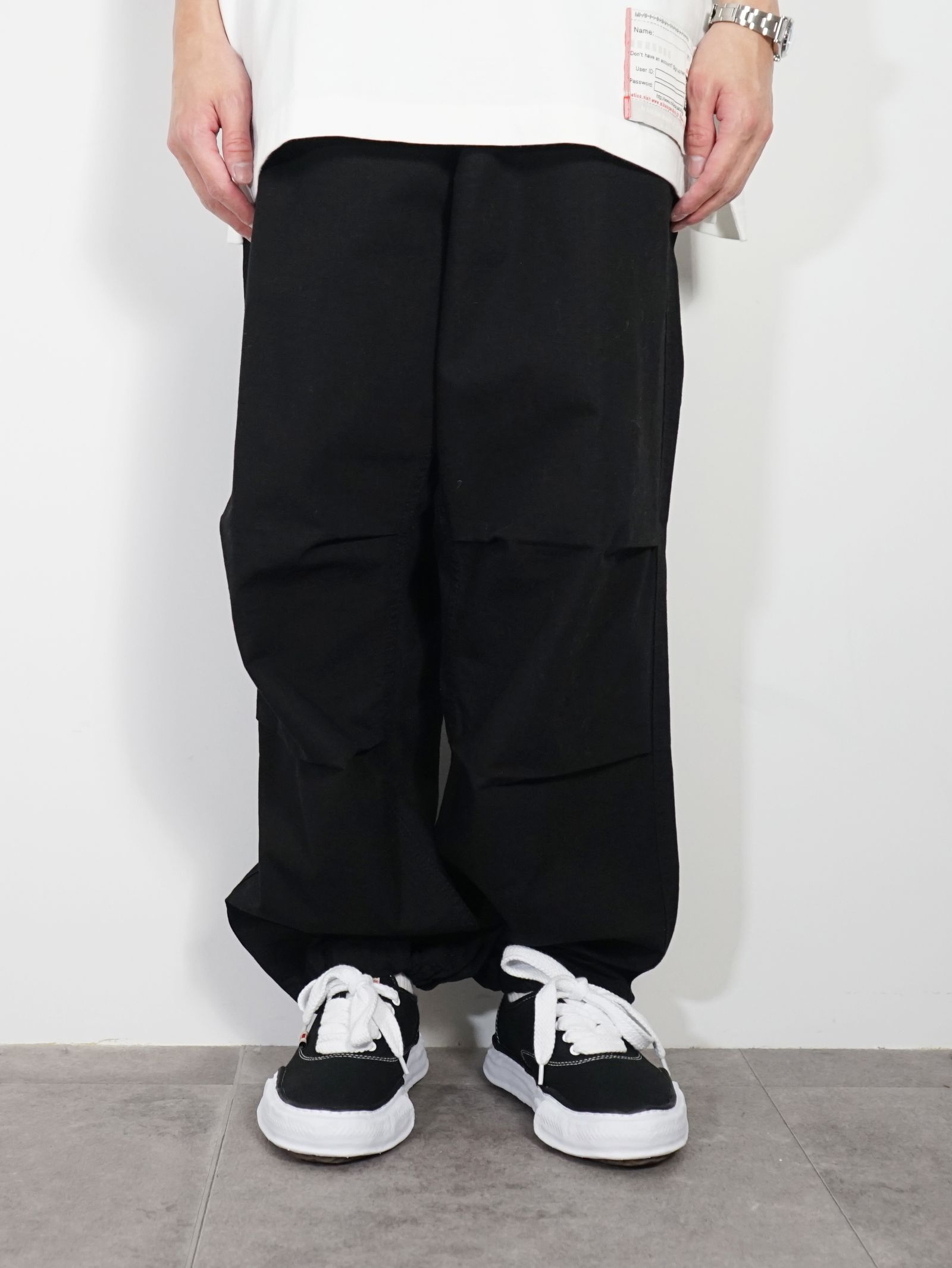 Maison MIHARA YASUHIRO - リップストップパラシュートパンツ - RIP STOP PARACHUTE PANTS |  ADDICT WEB SHOP