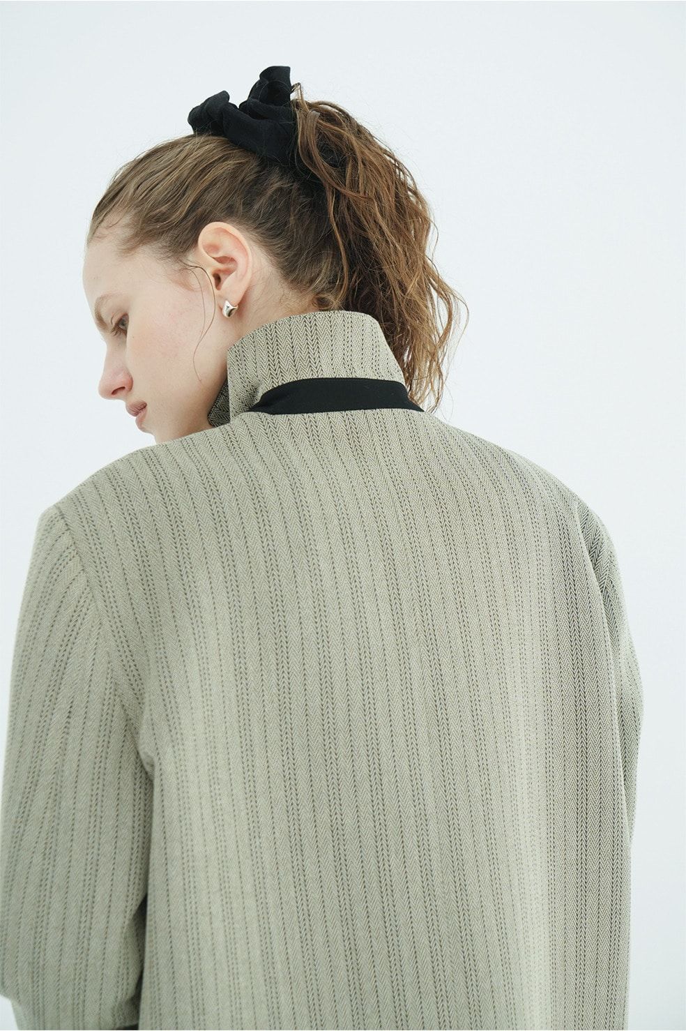 ヘリンボーン柄 テーラードジャケット - HERRINGBONE TAILORED JACKET (MIX)