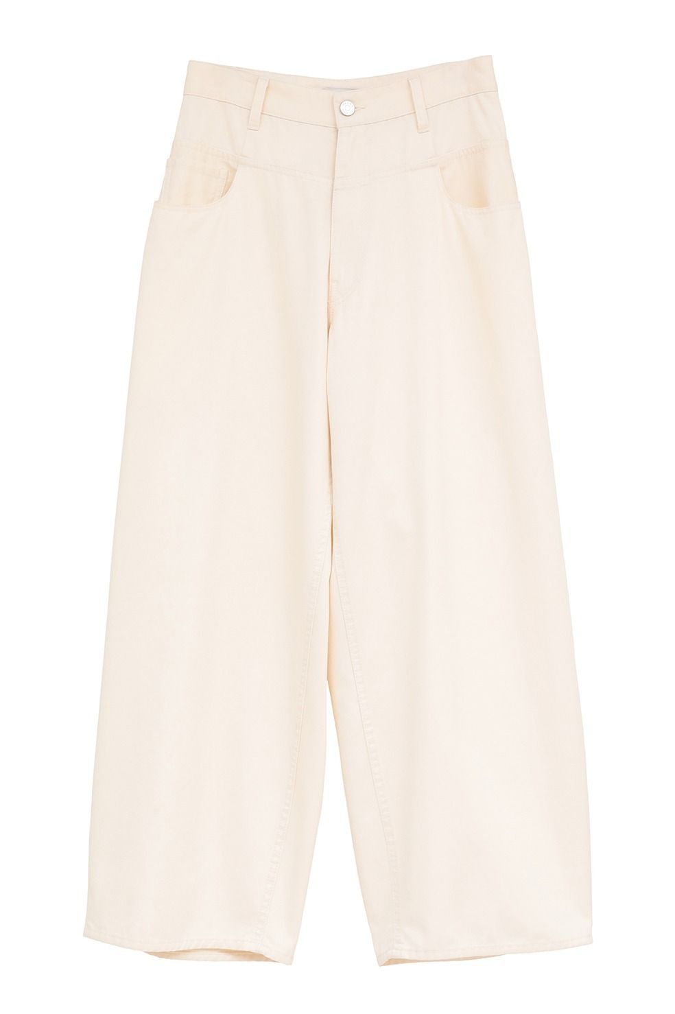 ローウエストバレルパンツ -  LOW WAIST BARREL PANTS (IVORY)