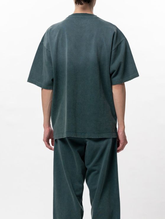 ディストレスト Tシャツ - Sun Faded Like Distressed Pocket T-shirt (GREEN)