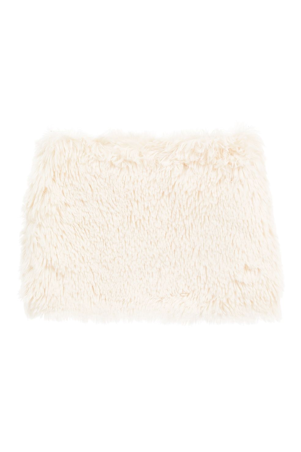 フェイクファーミニスカート - FAKE FUR MINI SKIRT (IVORY)