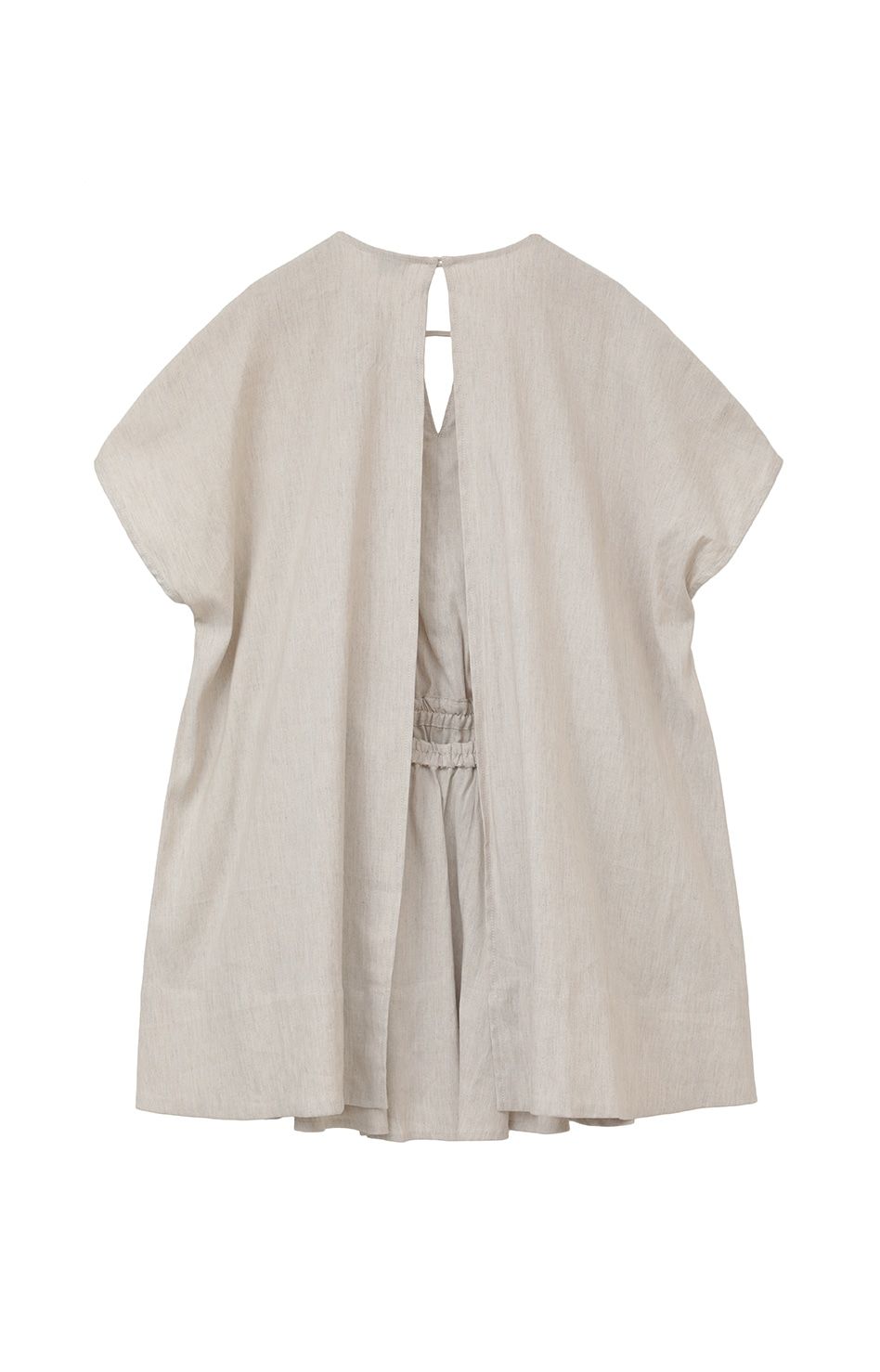 マノフ / MANOF バック オープン トップス - BACK OPEN TOPS - BEIGE MANOF - バック オープン トップス - BACK OPEN TOPS - BEIGE