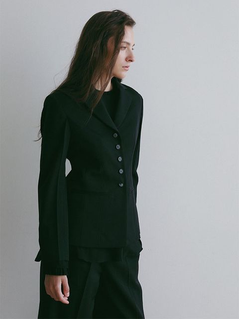 SANTEウエストシェイプテーラージャケット (BLACK)
