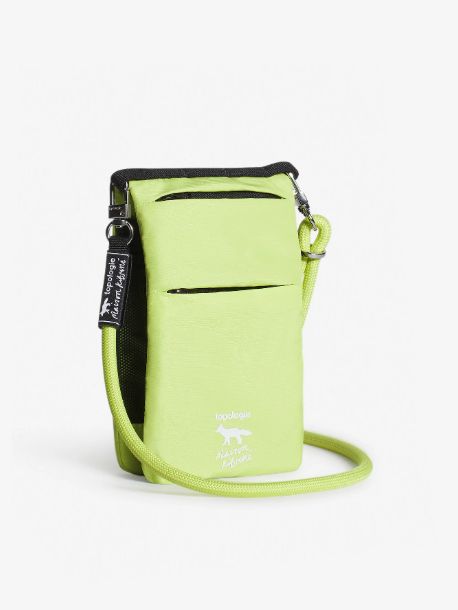 【Topologie / トポロジー】 フォン サコッシュ ストラップ対応 スマホポーチ マルチポケット仕様  citron vert