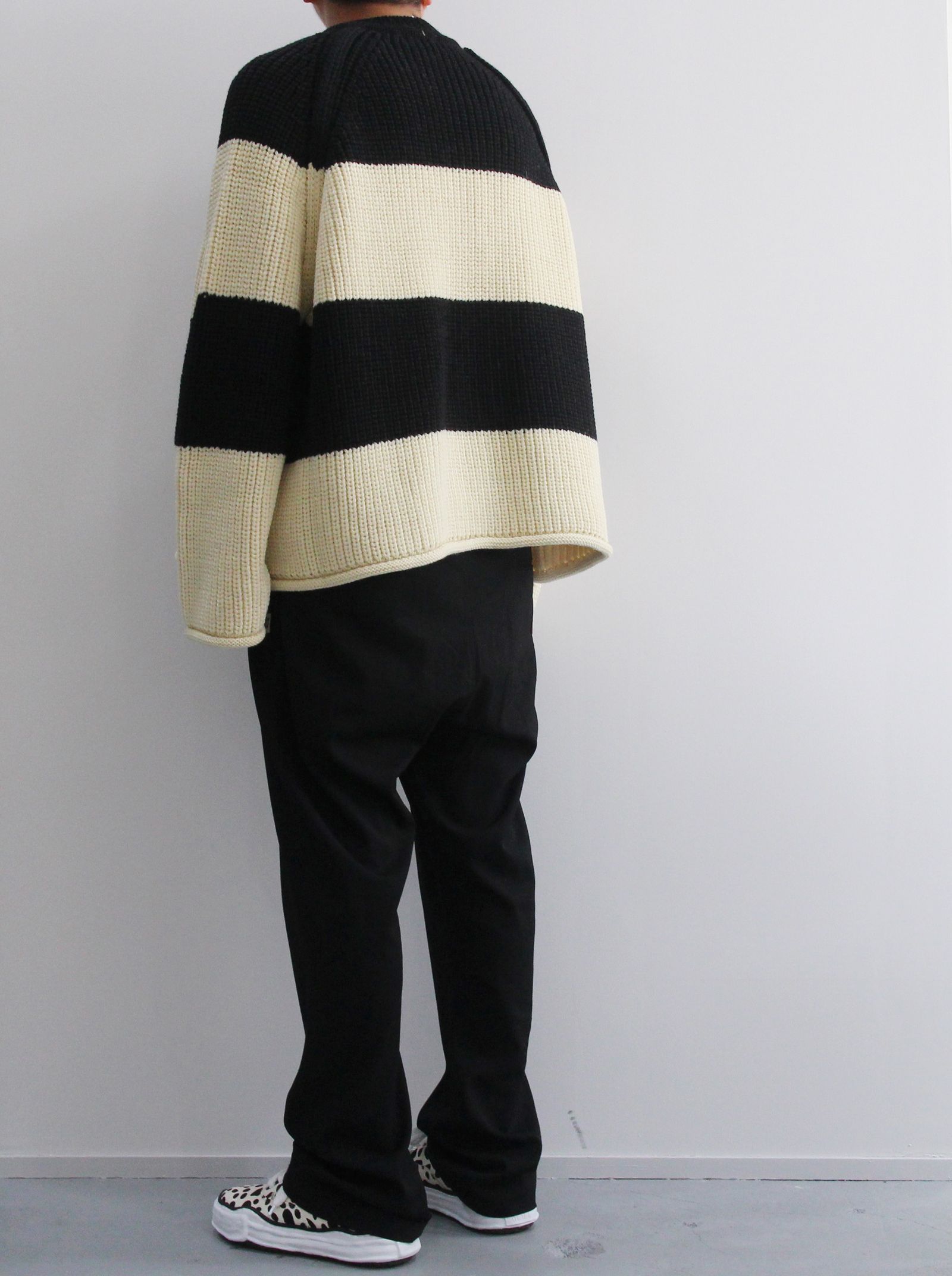 KIDILL - Border Pullover Knit Insist on British Wool - ボーダーニット | ADDICT WEB  SHOP