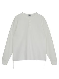 ロングスリーブサーマルカットソ - Thermal Long Sleeve Tee (WHITE)