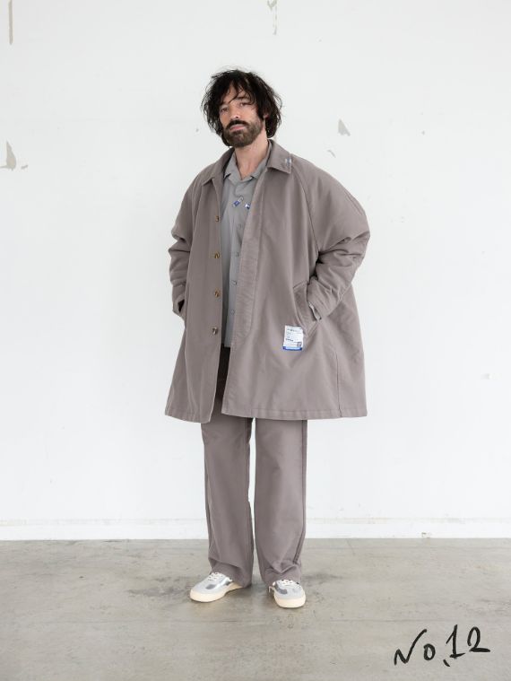 モールスキンコート / CO / MOLESKIN COAT (GREY)