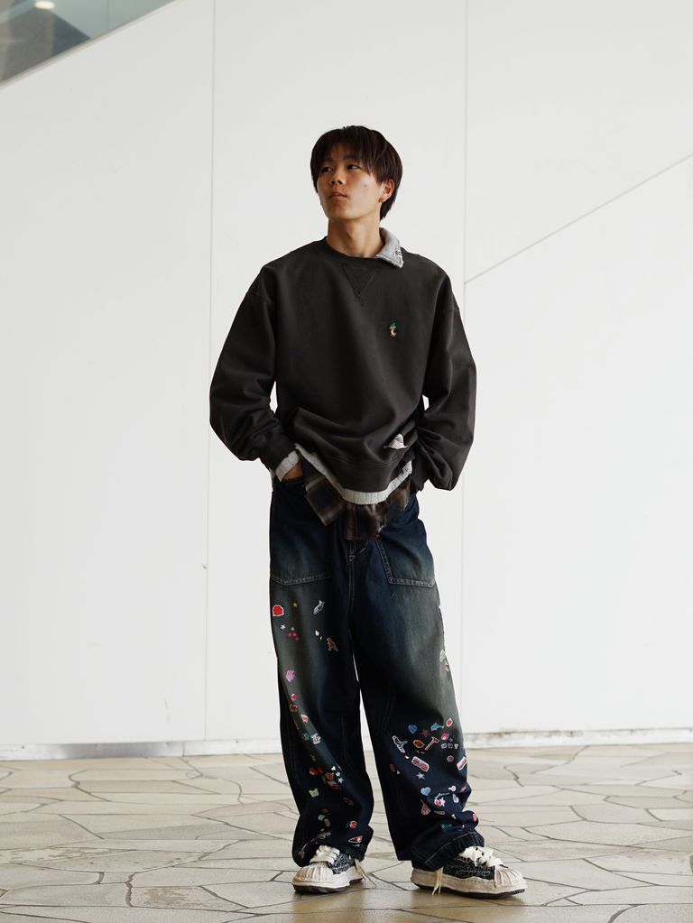 グラフィックデニムが主役の MMY26SS ストリートスタイル
