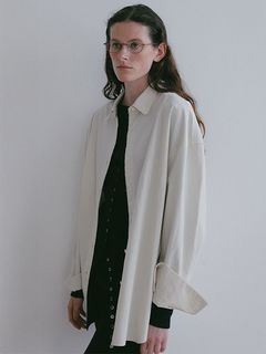 カットオフユージュアリーシャツ (OFF WHITE)