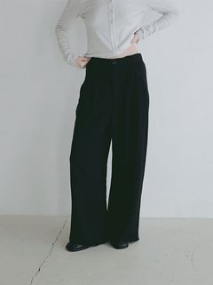 エアリースウェットパンツ - BLACK