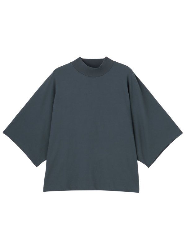 モックネック ボリューム スリーブ PO - NAVY