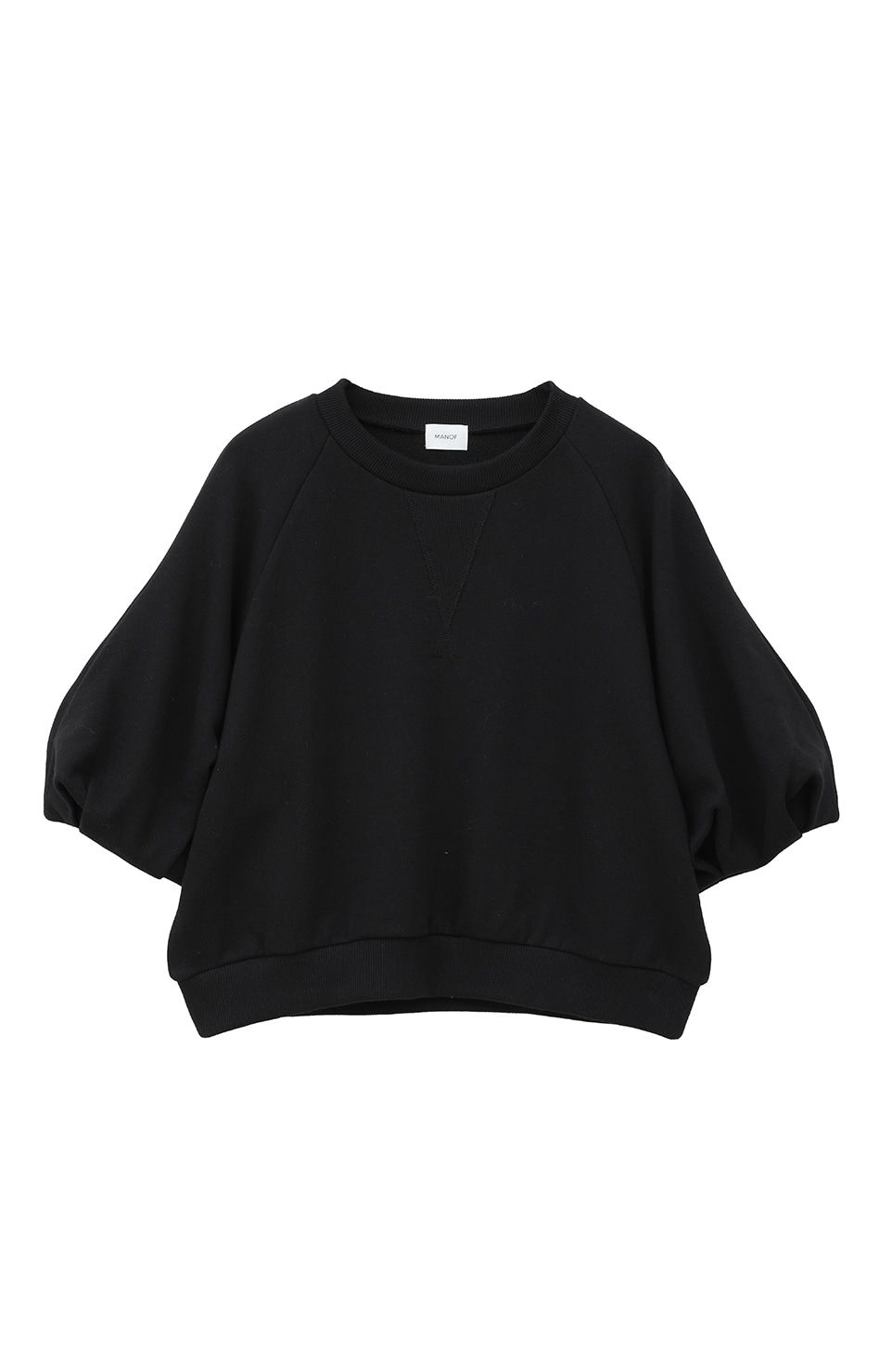 MANOF - BALLOON SWEAT - バルーンスウェット - BLACK | ADDICT