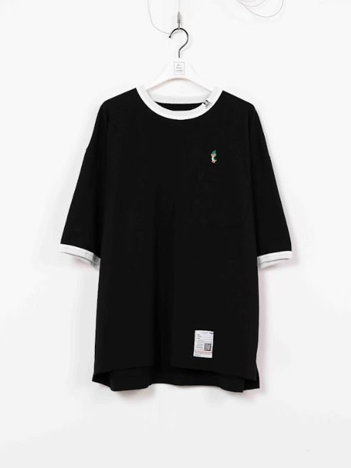 レオン刺繍ティーシャツ - leon embroidery Tee - BLACK