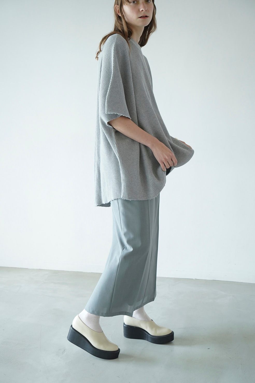 CLANE - サーマル ビッグ トップス - THERMAL BIG TOPS - GREY | ADDICT WEB SHOP