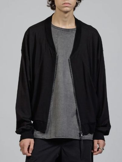ジップブルゾン - Jersey Zip Blouson A / BLACK
