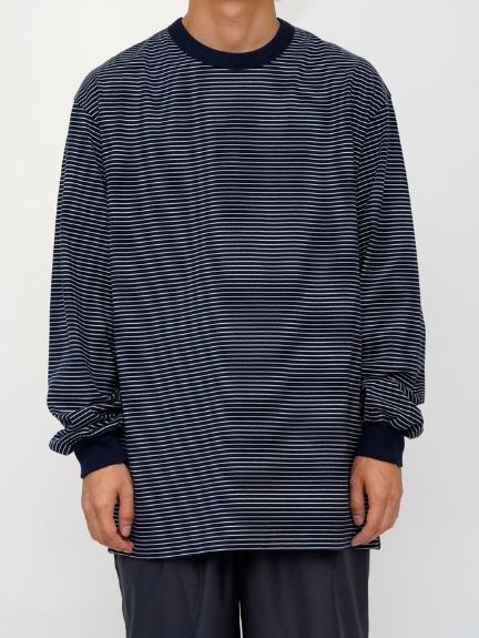 ボーダーロングスリーブ カットソー - ORIGINAL BORDER L/S T-SIRTS - NAVY