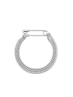 NUMBERING - Safety Pin Chain Layered Bracelet - セーフティ