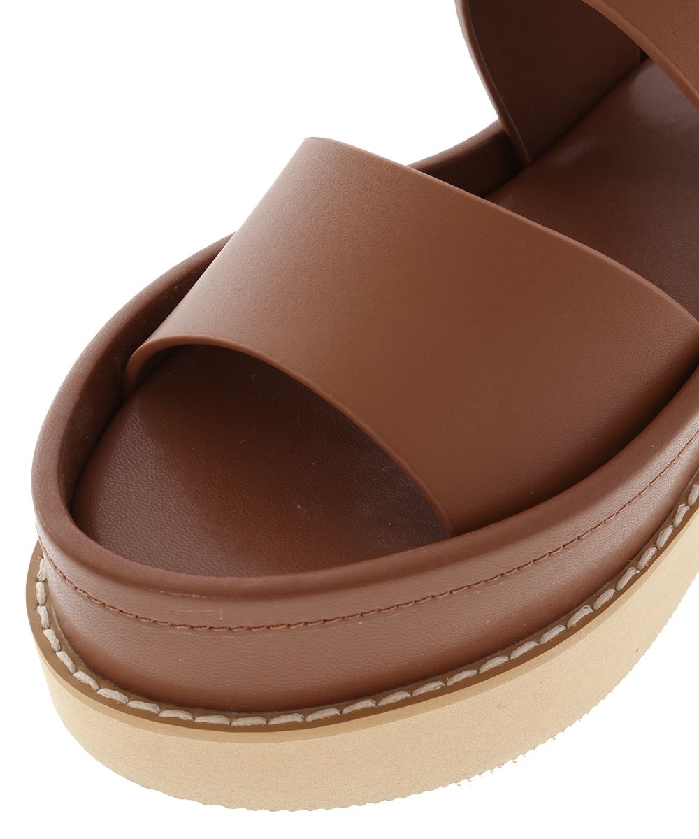 CLANE - 厚底ソールサンダル - BULKY SOLE SANDAL - CAMEL ...