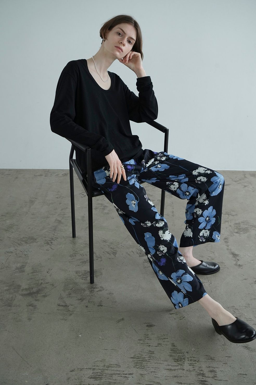 CLANE - フラワーワイドパンツ - MULTICOLORED FLOWER WIDE PANTS | ADDICT WEB SHOP