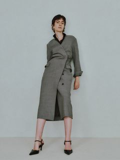 SANTEカシュクールドレス (GREY)