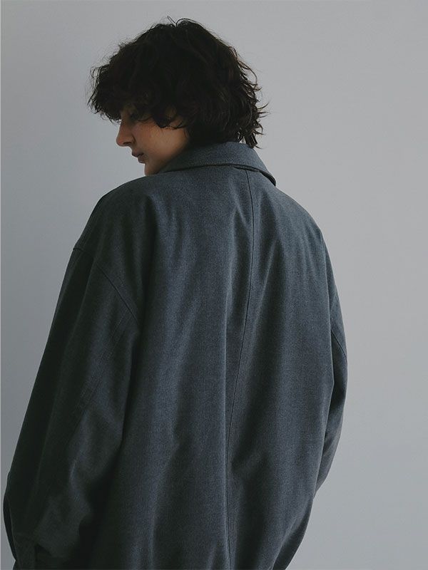 パディングワークブルゾン (GREY)