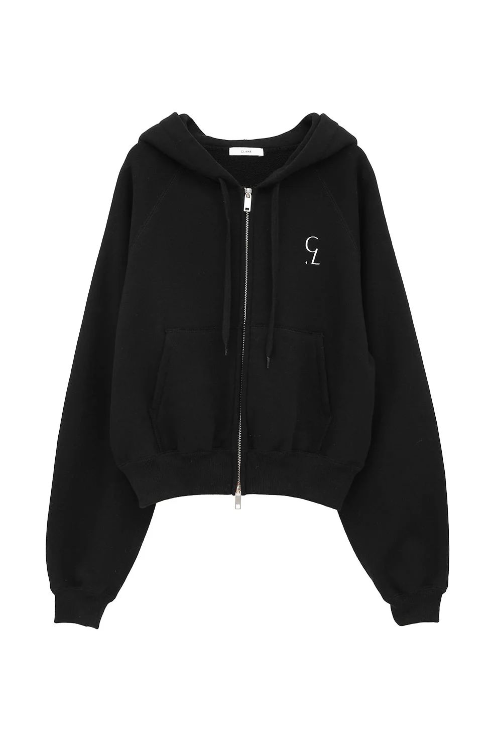【3色展開】 フルジップフーディー - LOGO COMPACT ZIP UP HOODIE