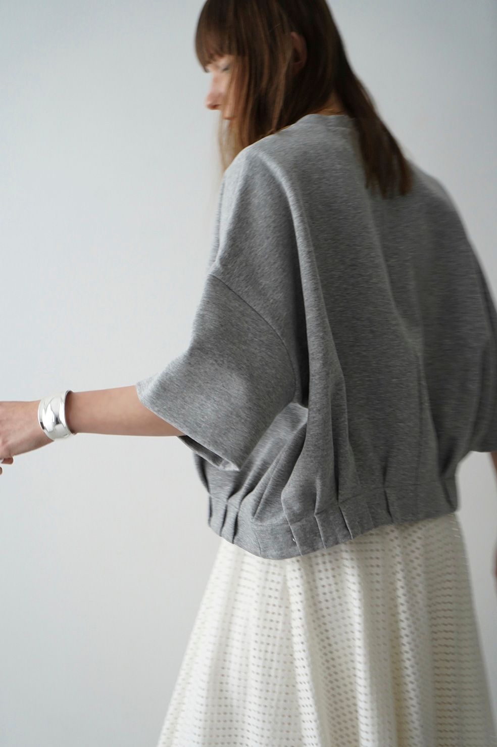 【CLANE クラネ】タックヘム コンパクト トップス CLANE - タックヘム コンパクト トップス - TUCK HEM COMPACT